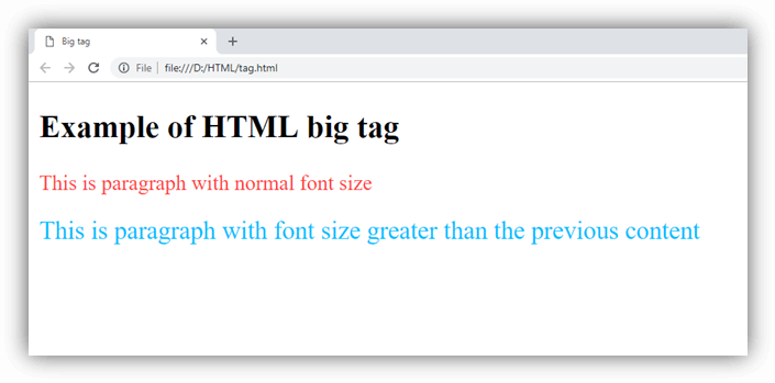  HTML大标签