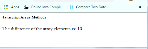  JavaScript Array reduce()方法