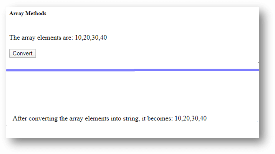  JavaScript Array toString()方法