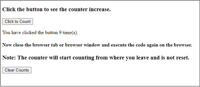  JavaScript localStorage