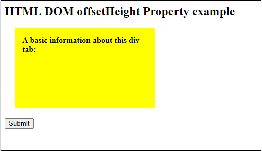  JavaScript offsetHeight