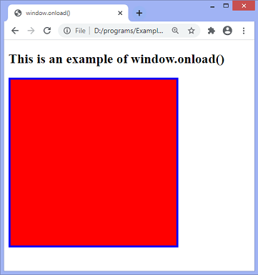  JavaScript onload