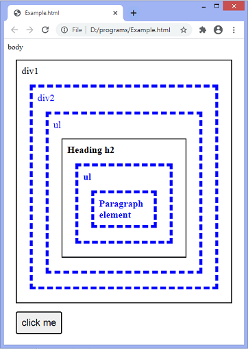 jQuery find()method