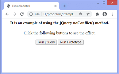 jQuery noConflict()方法