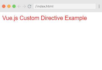 Vue.js自定义指令