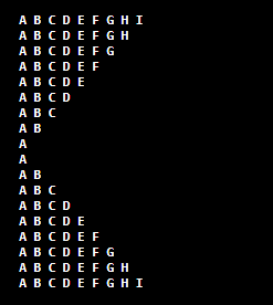 如何Java中的打印模式