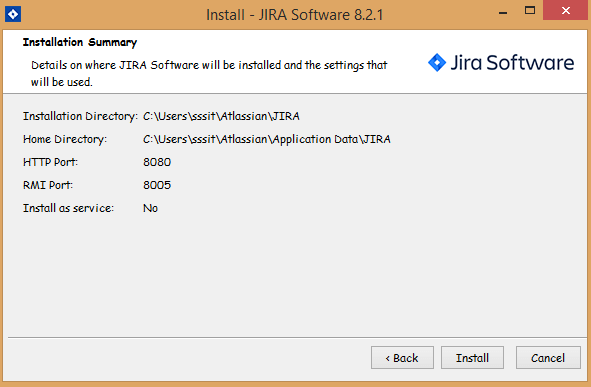 JIRA 安装