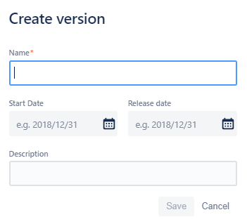 Jira Versio ns