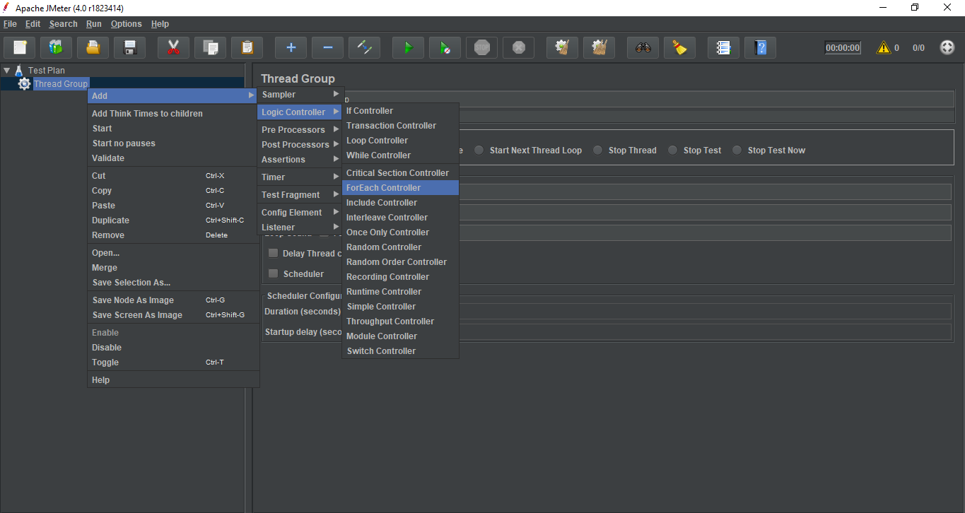 JMeter Controllers