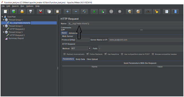 JMeter Functions