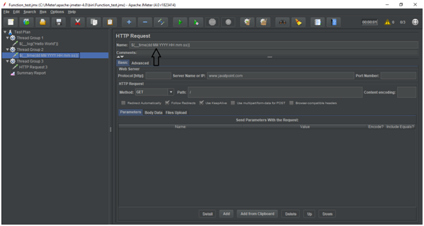 JMeter Functions