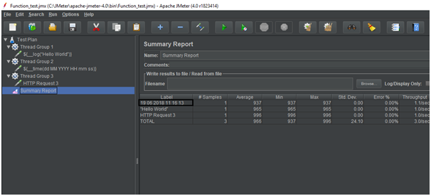 JMeter Functions