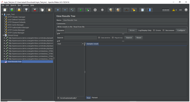 JMeter录音登录测试