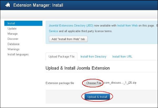 Joomla 添加论坛