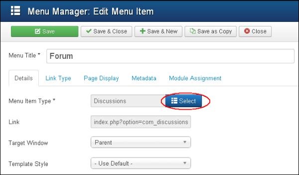 Joomla 添加论坛