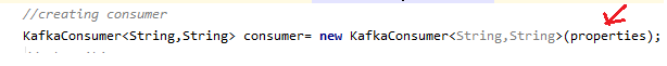 Creating Kafka Consumer in Java