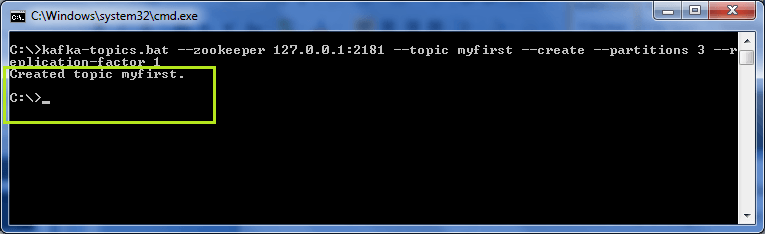 Creating Kafka Topics