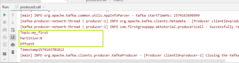 Kafka Producer Callbacks