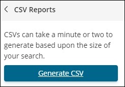 CSV 报告