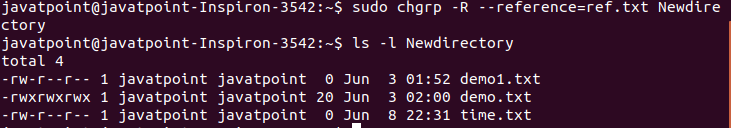 Linux chgrp命令