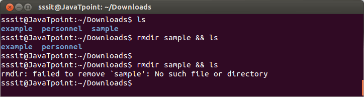 Linux Double Ampersand2