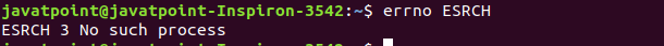 Linux Error Codes