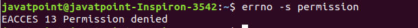 Linux Error Codes