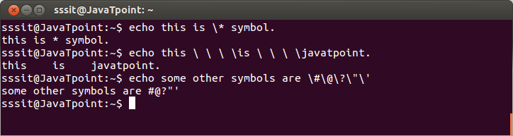 Linux转义特殊字符