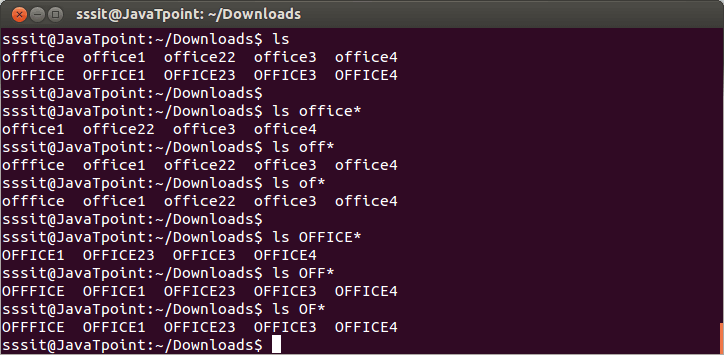Linux File Globbing1