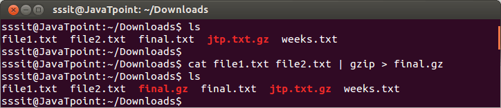 Linux gzip Filters2