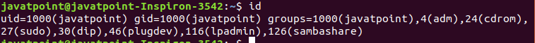 Linux id Command