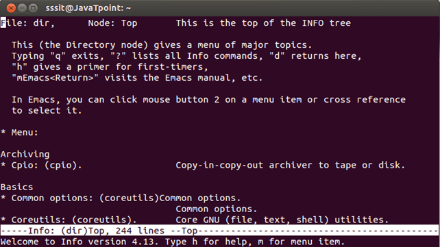 Linux info1