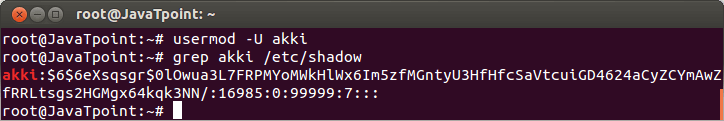 Linux用户密码12