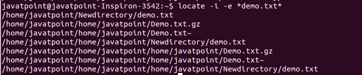 Linux Locate