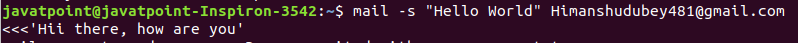 Linux mail Command