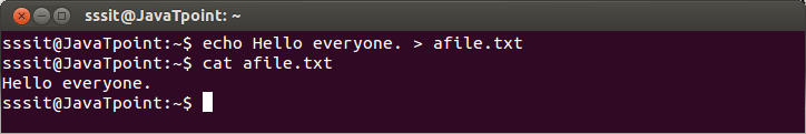 Linux Output Redirection1