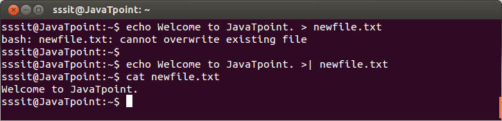 Linux Output Redirection4