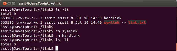 Linux删除链接