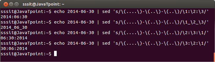 Linux Sed正则表达式5