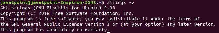 Linux字符串命令