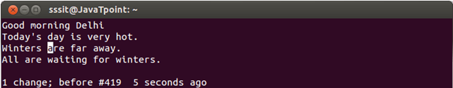 Linux Vi Delete11