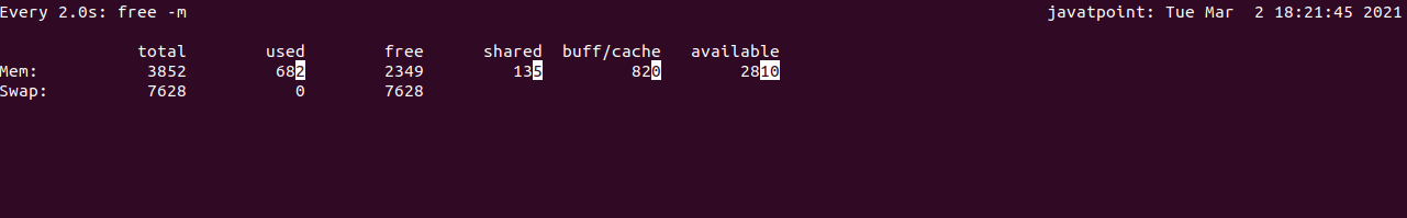 Linux Watch Command