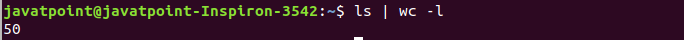 Linux wc Filters