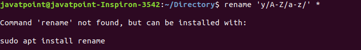 在Linux中重命名文件夹
