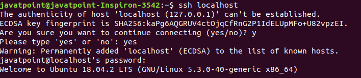 SSH Linux