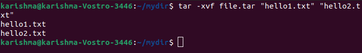 Linux中的Tar命令