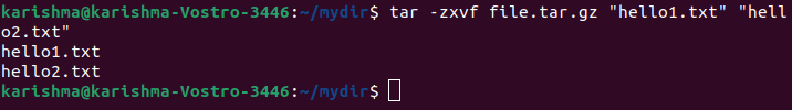 Linux中的Tar命令