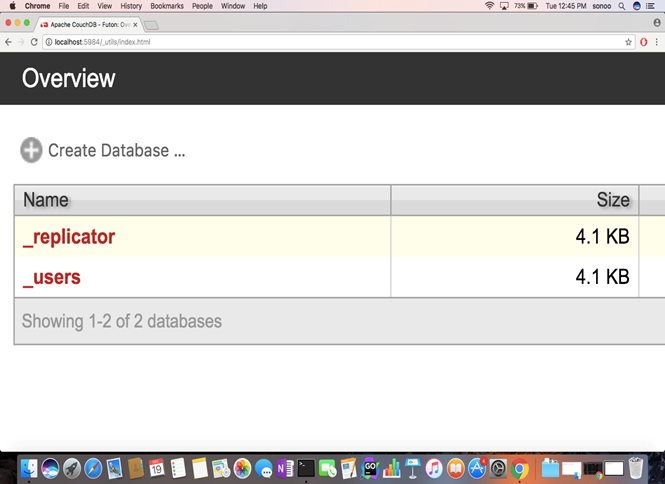 Macos CouchDB 4