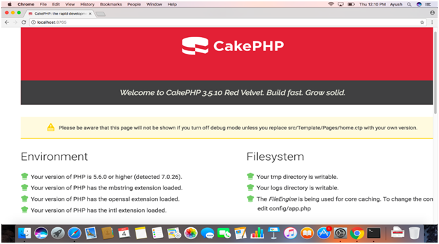 如何在 MacOS 上安装 CakePHP