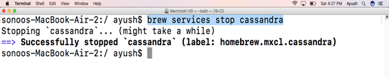 Install cassandra